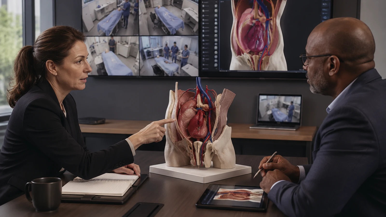 Outcome visual for teaching hospitals, simulation centers, and strategic partners.