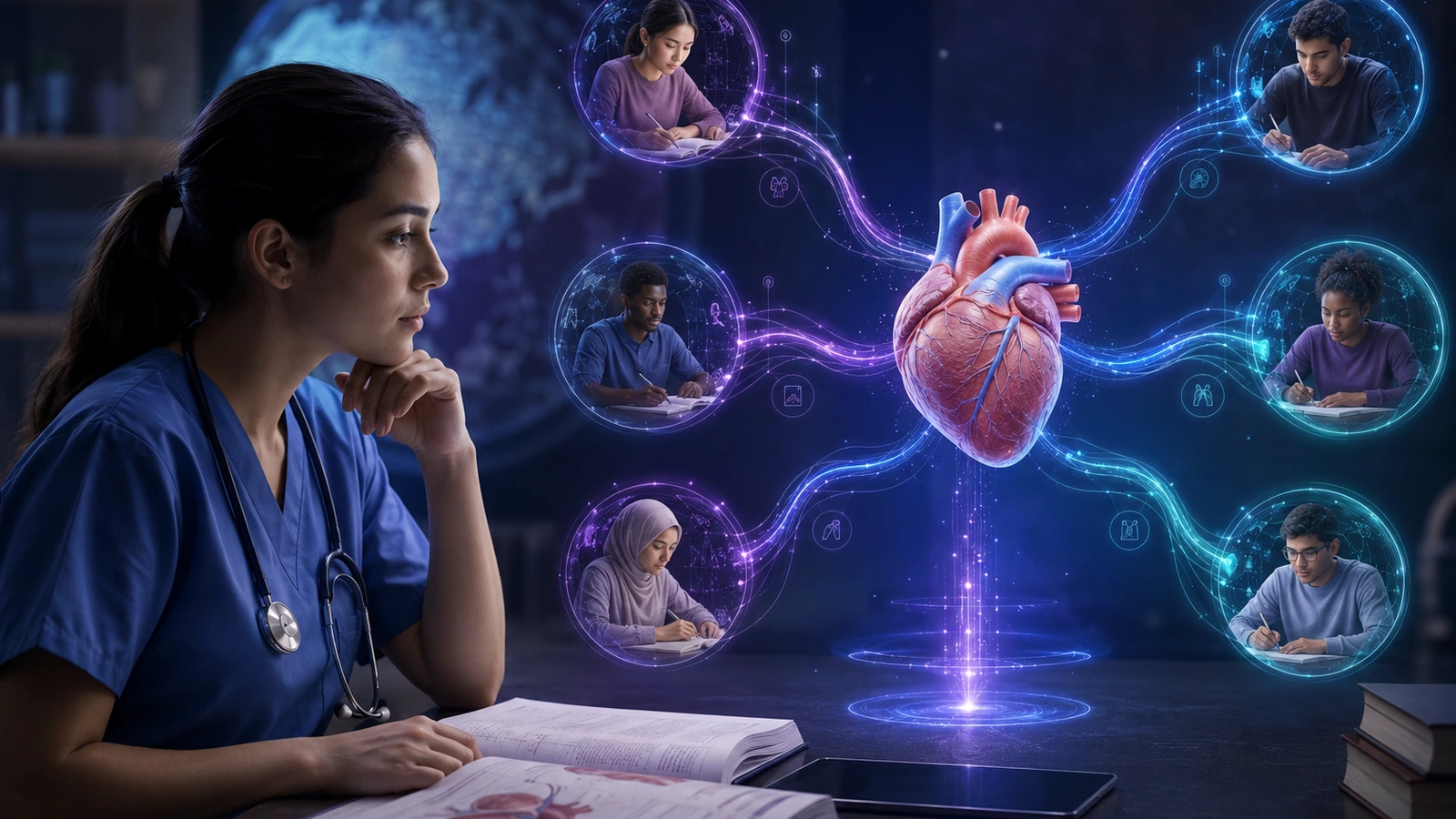 A premium medical education workflow showing the MeduTechs-related feature in context