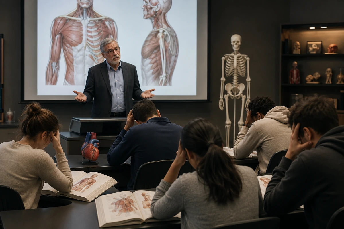 Visual context for the main problem in what professor-controlled ai anatomy teaching should look like, showing the reader's starting point before technology helps.