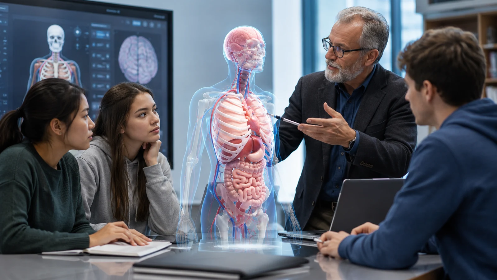 Outcome visual for anatomy professors and medical schools.