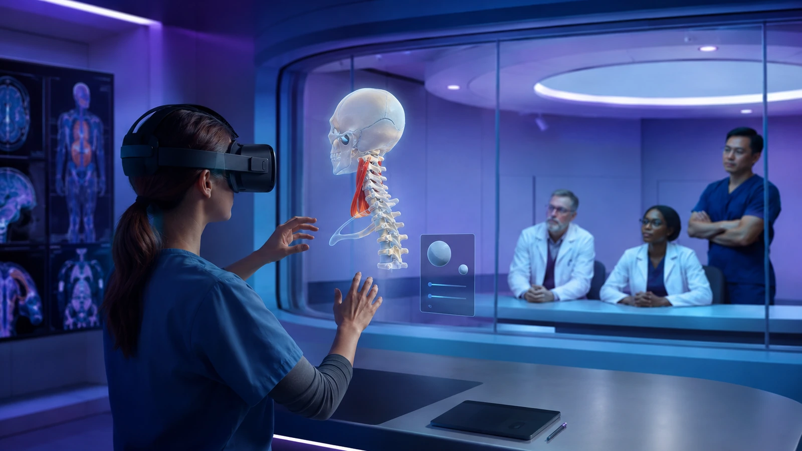 A premium medical education workflow showing the MeduTechs-related feature in context