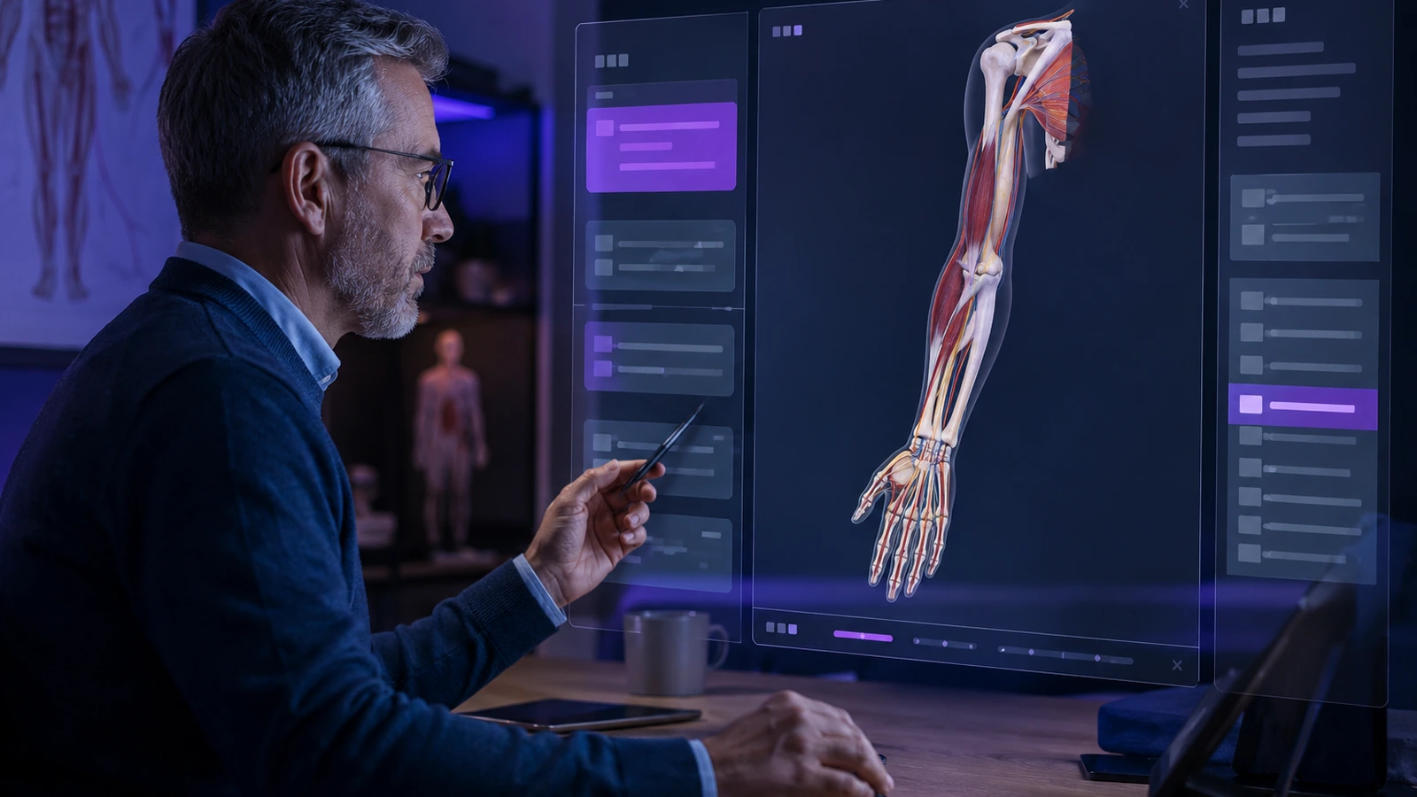 A premium medical education workflow showing the MeduTechs-related feature in context